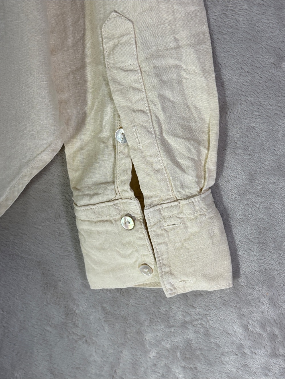 Cloth & Stone Linen Button-Up Long Sleeve Top Size S - Picture 6 of 9